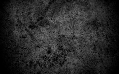 Old wall texture cement dark black gray  background abstract grey color design are light with white gradient background.