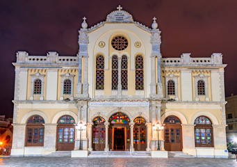 Obraz premium Agios Minas (Saint Minas) Cathedral, Heraklion, Crete island, Greece