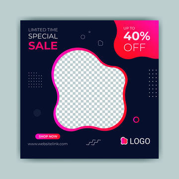 Fashion Sale Instagram Story Social Media Post Template