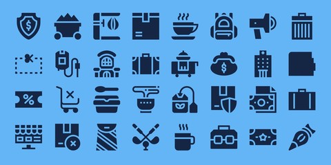 bag icon set