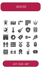 badge icon set