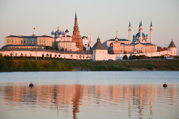 Fototapeta premium View of the Kazan Kremlin