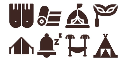 Modern Simple Set of relaxation Vector filled Icons