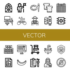 Set of vector icons