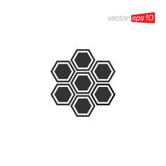Honeycomb Icon Design Vector Template