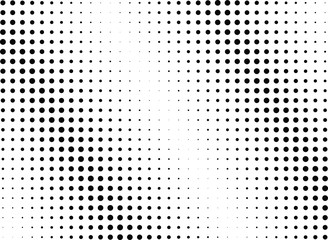 Abstract halftone dotted background. Monochrome pattern with dot and circles.  Vector modern pop art texture for posters, sites, business cards, cover postcards, interior design, labels, stickers.