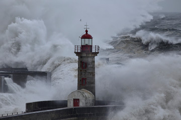 Storm at sea