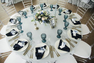 table set for dinner