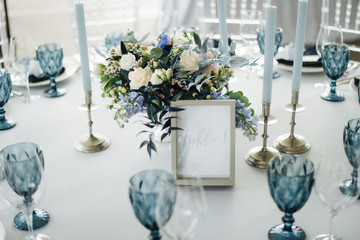 bouquet of flowers in vase on table