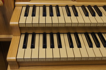 pipe organ keys instrument piano