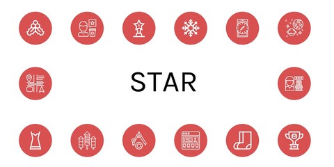 star icon set