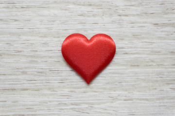 Wooden background with heart