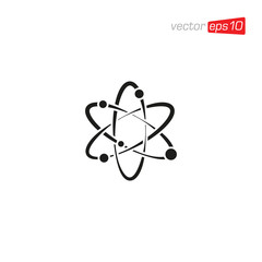 Atom Technology Icon Logo Vector