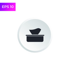 Tissue box icon template color editable. Dry wipes dispenser or paper napkins container symbol logo vector sign isolated on white background illustration for graphic and web design.