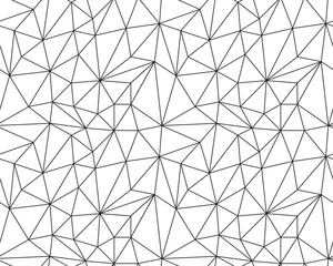 Behang Driehoeken Naadloze veelhoekige patroonachtergrond, creatieve ontwerpsjablonen