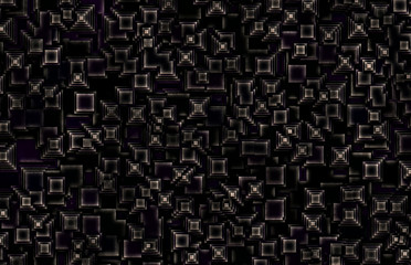 dark abstract square blocks
