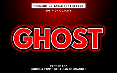 Ghost text effect