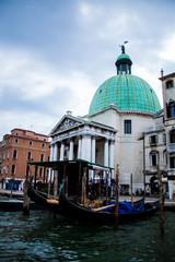 Fototapeta na wymiar Italy, Venice historical tourism town near the sea 