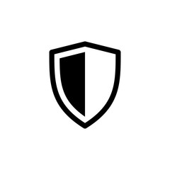 shield icon design vector logo template EPS 10
