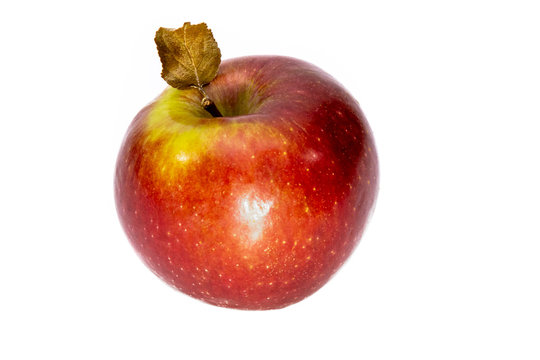 Red Delicious Apple On White Background