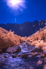 Tatra Mountains in Infrared