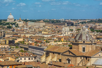 Fototapeta na wymiar Blick über Rom