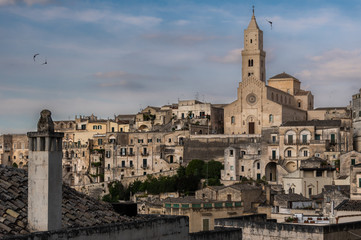 Obraz premium In volo su Matera
