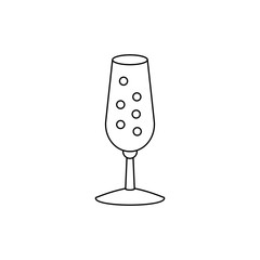 Wine drink icon. Simple line, outline vector elements of prize icons for ui and ux, website or mobile application