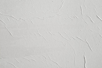 Crumpled white paper. Abstract background for the designer.