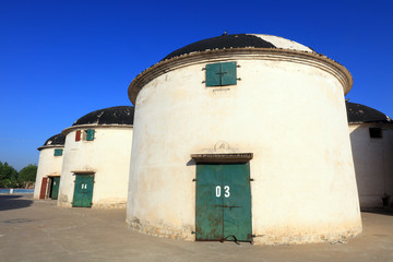 Chinese Traditional Style of Grain Storage Architectural Landscape