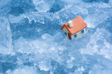 House and ice