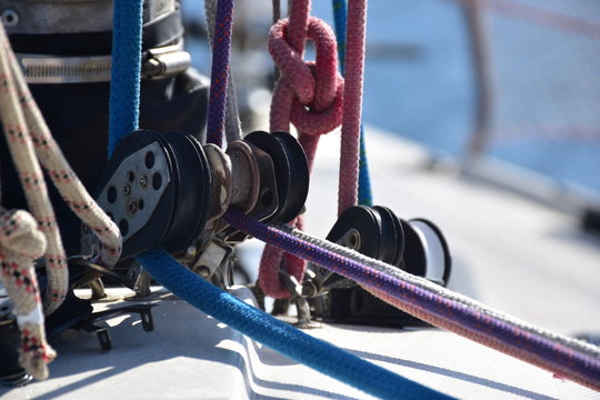 Bozzello di una barca a vela