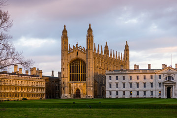 Kings College chapel in later evening light