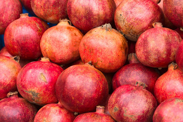 Closeup of Pomegranates