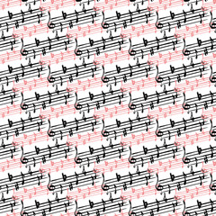 Music abstract background with squares