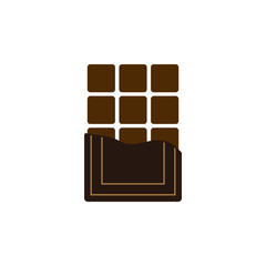 chocolate icon black vecto rsign