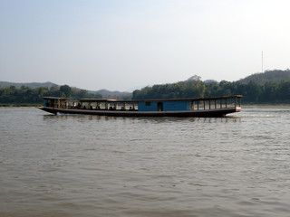 Obraz premium boat in luang - prabang - Laos