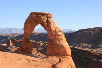 The Delicate Arch at Arches National Park