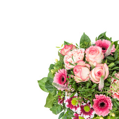 Roses gerbera flowers bouquet Floral decoration