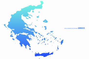 greece map. high quality greece vector map of world. europe countries map.