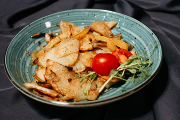 Delicious italian food isolation on white background