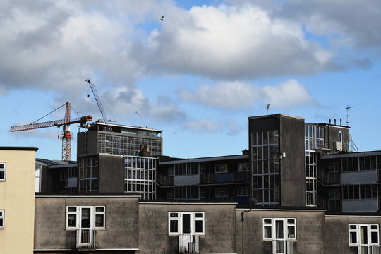 Gritty Plymouth Skyline