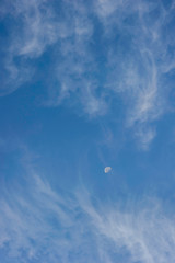 Moon and sky