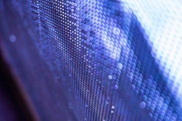 CloseUp LED blurred screen. LED soft focus background. abstract background ideal for design.