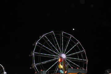 ferris wheel at night