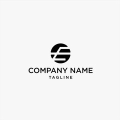 letter E logo monogram vector design is perfect for initial business and personal logo