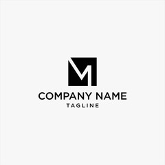 letter logo M monogram design vector is perfect for initial business and personal logos