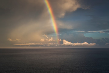 Rainbow over Cape Byron, Australia