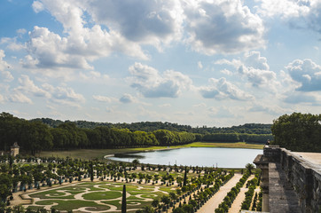 Fototapeta na wymiar Jardin du chateau de Versaille, Paris France 