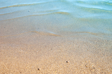 Wave and beach background.